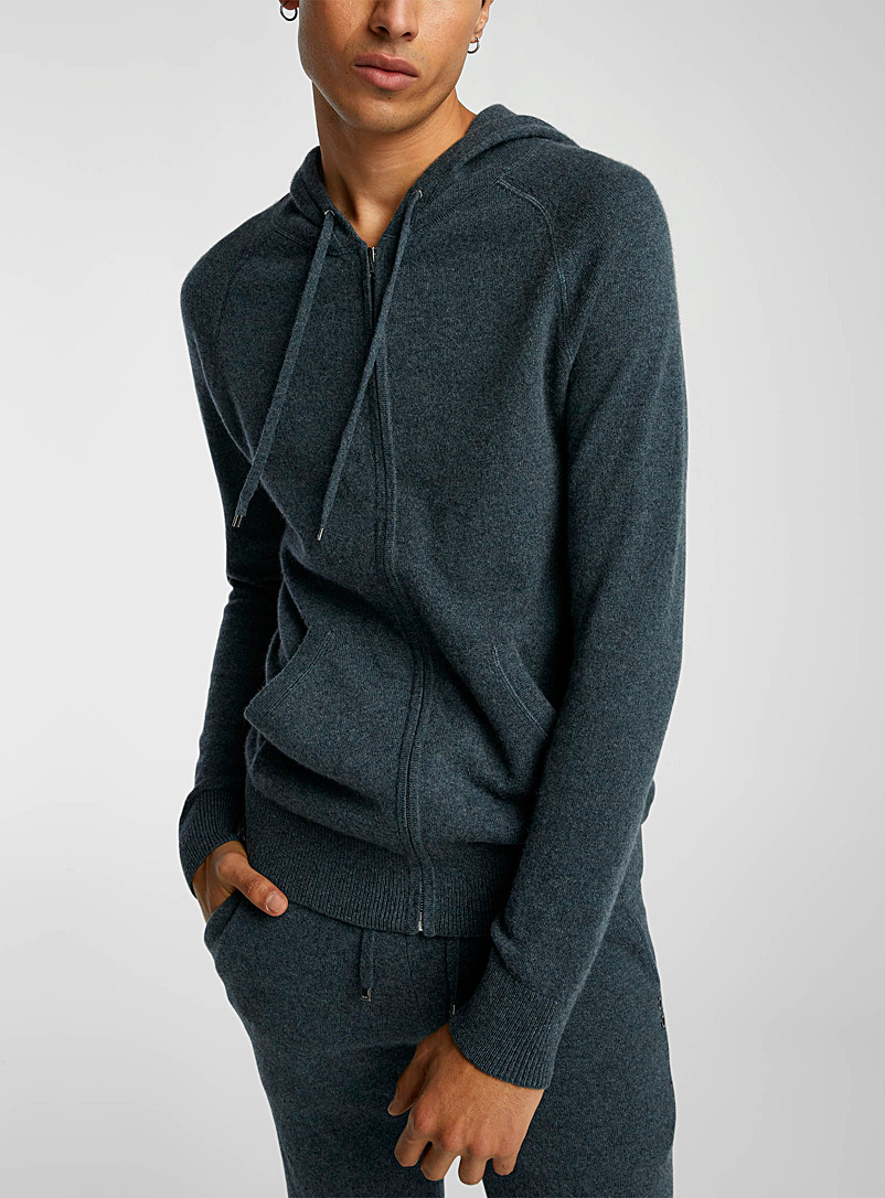 Pure cashmere zippered hoodie | Ron Dorff | | Simons