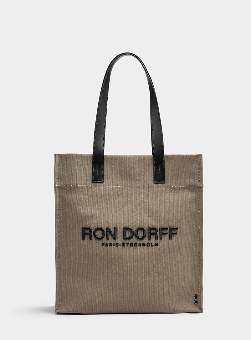 Ron Dorff Mossy Green City tote bag for men