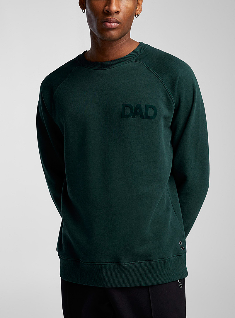 Mens Ron Dorff green Cotton Dad Sweatshirt