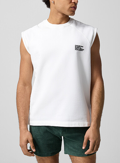 Ron Dorff Off White Discipline muscle sweatshirt for men