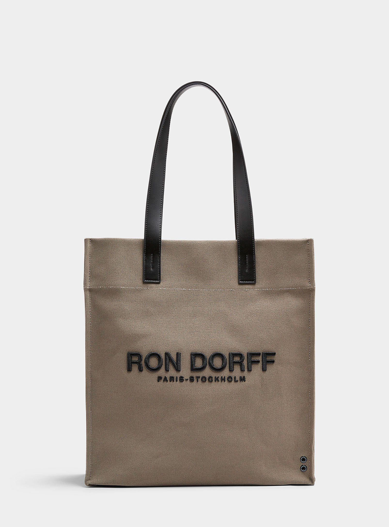 Ron Dorff City Tote Bag In Mossy Green