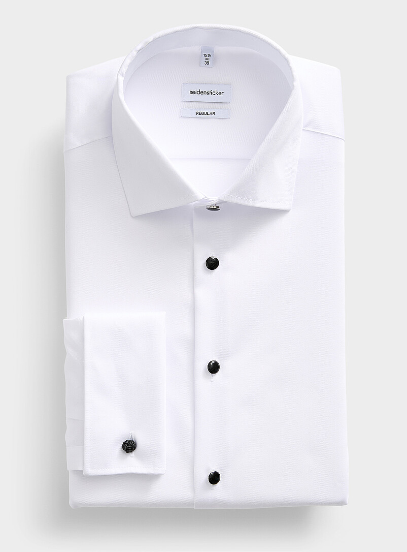 Frogged Button Tuxedo Shirt Regular Fit