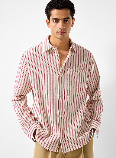 La chemise tricot ray&eacute; Satoshi