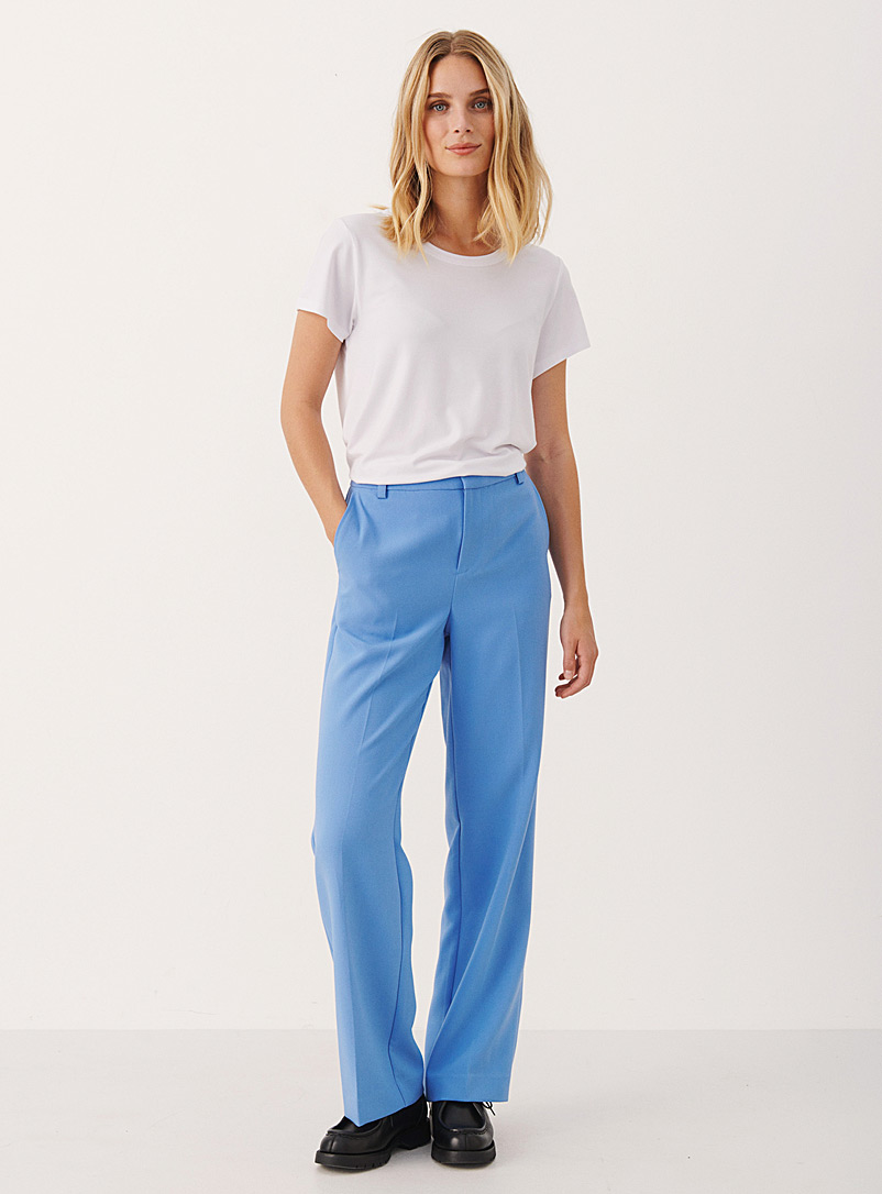 Part Two Baby Blue Najana sky blue stretch pant for error
