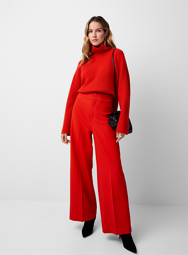 InWear: Le pantalon large écarlate Zinni Rouge pour 