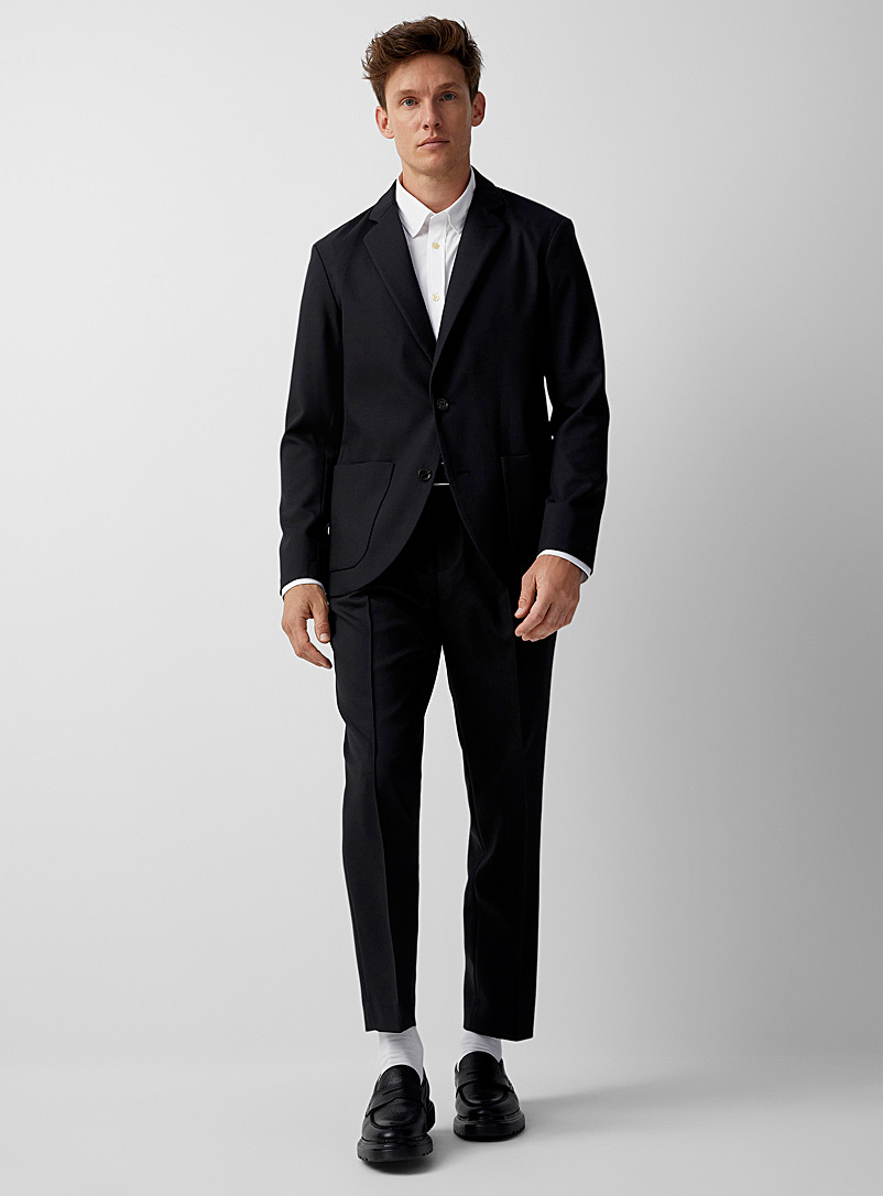 Matinique Black Weller pleated pant Straight fit for error