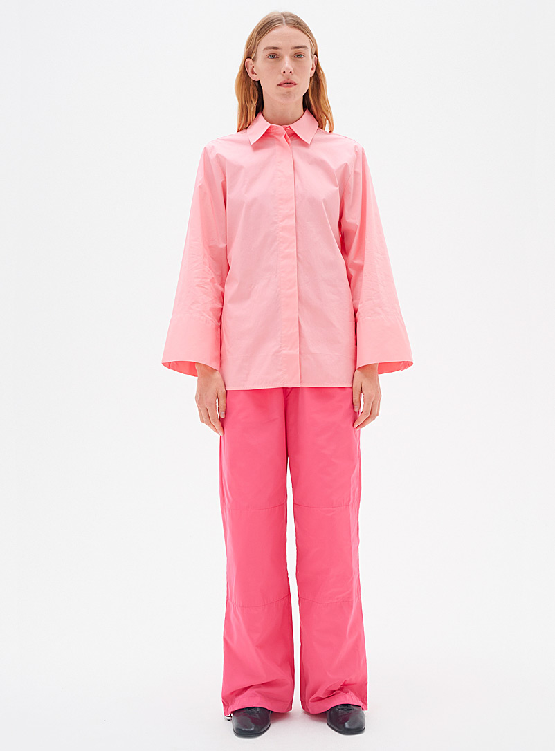 InWear Pink Colette criss-cross back loose shirt for error