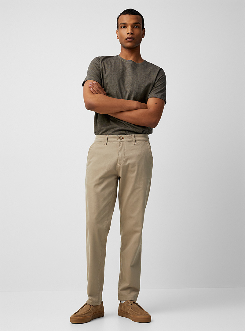 Matinique beige-grey Parker chinos Straight fit for error