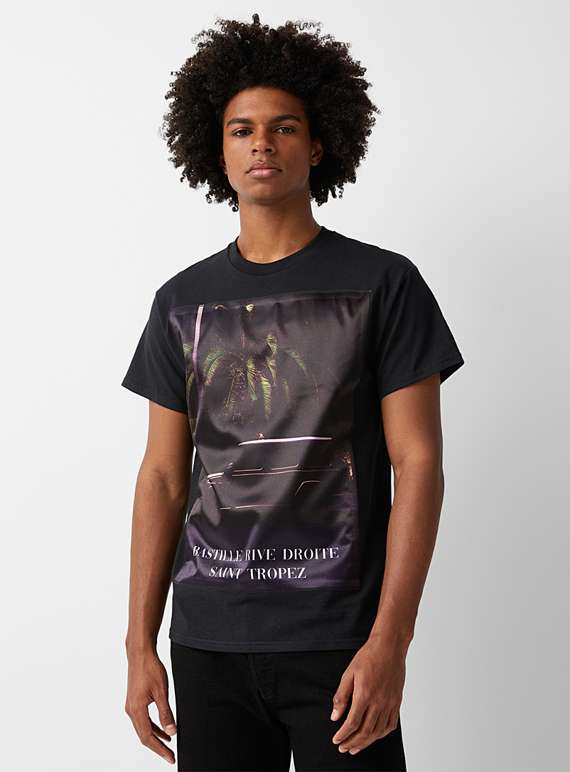papir dække over ekstensivt Saint Tropez satiny print T-shirt | Bastille | Shop Men's Printed &  Patterned T-Shirts Online | Simons