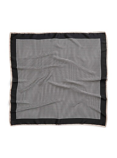 Geo pattern tie scarf <b>Imported from Seoul</b>