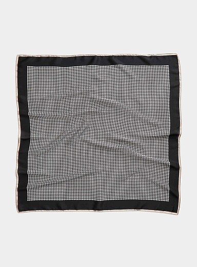 Geo pattern tie scarf <b>Seoul collection</b>