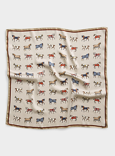 Armoured horses neckerchief <b>Imported from Seoul</b>