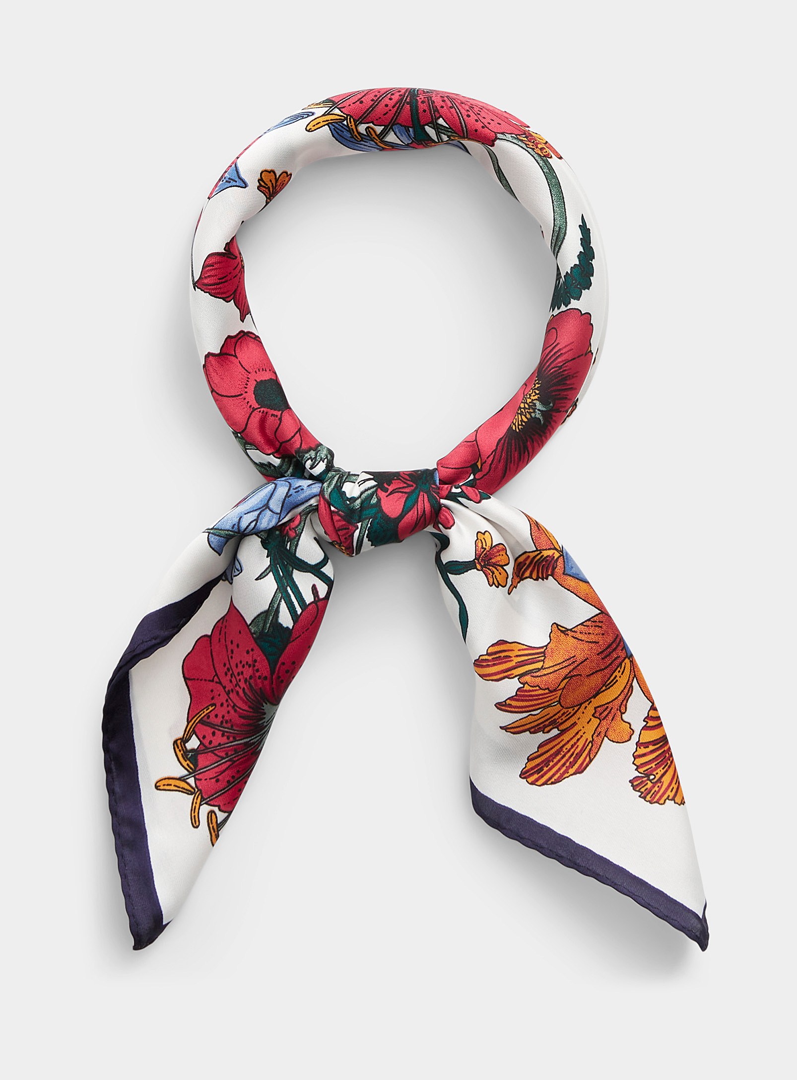 Simons - Women's Field of poppies scarf