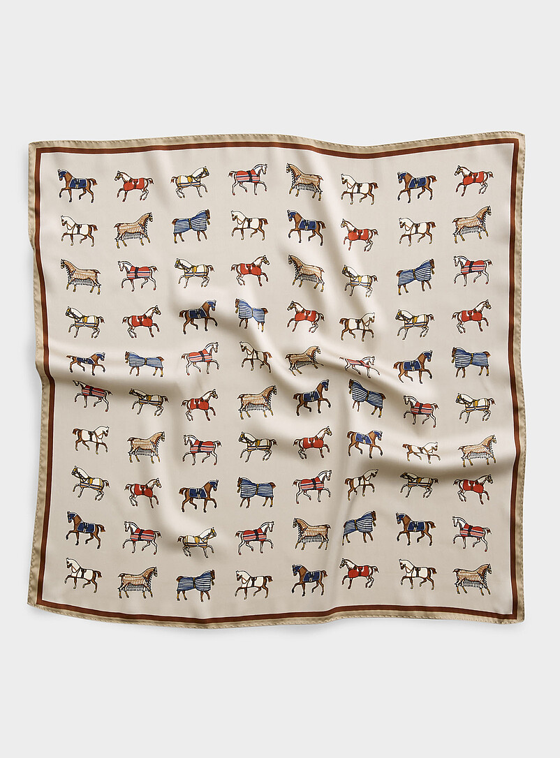 Armoured horses neckerchief Imported from Seoul product image (primary)