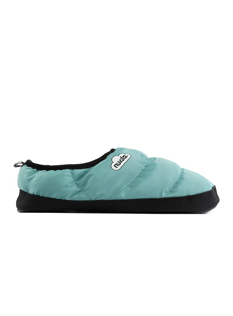 Nuvola Teal Clasica aquatic green quilted slippers Unisex for error