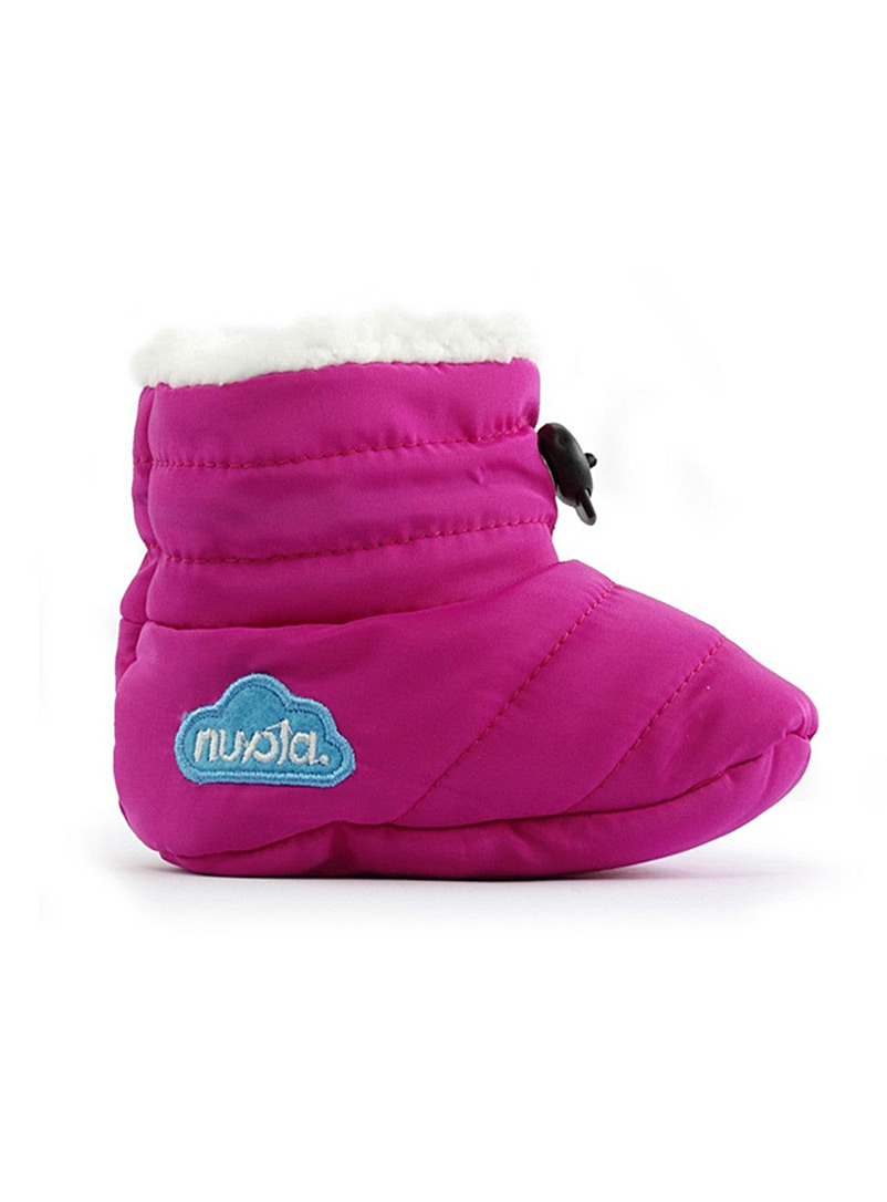 Nuvola Medium Pink Hot pink quilted bootie slippers Baby - unisex for error