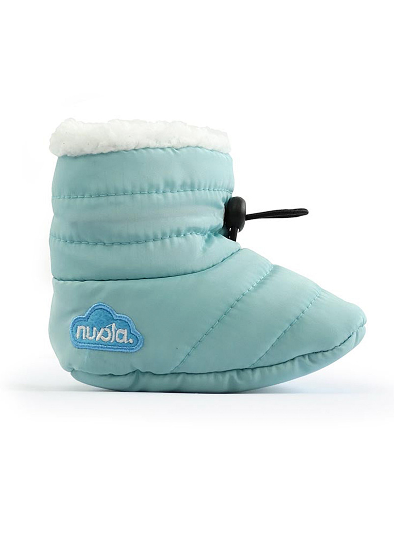 Nuvola Baby Blue Aqua quilted bootie slippers Baby - unisex for error