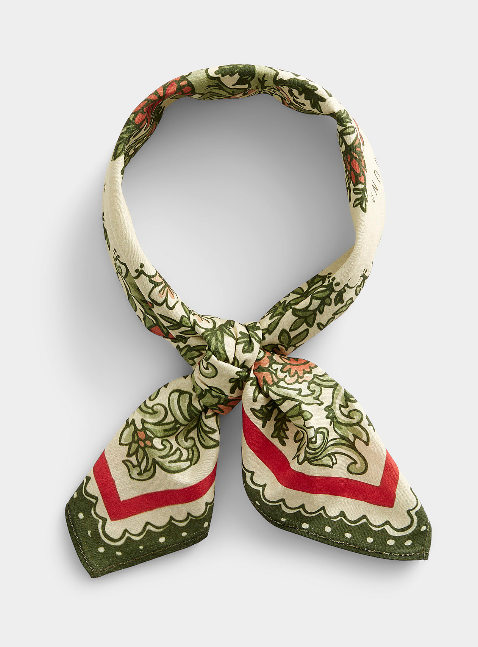 Found - Le foulard bandana floral