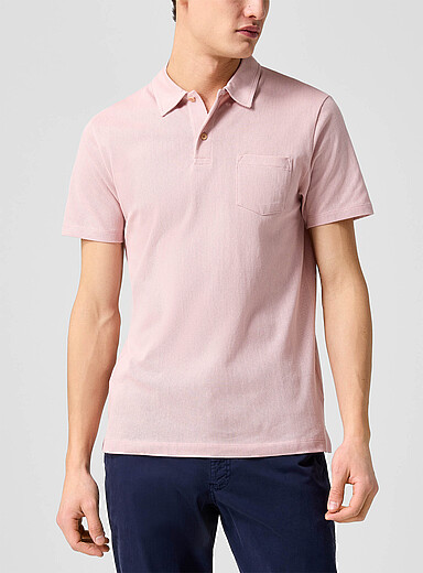 Sunspel Blue Riviera SUPIMA<sup><small>&reg;</small></sup> cotton polo shirt for men
