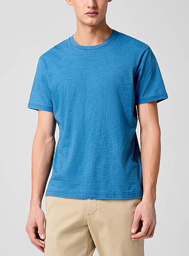 Sunspel: Le t-shirt Riviera Bleu pour homme