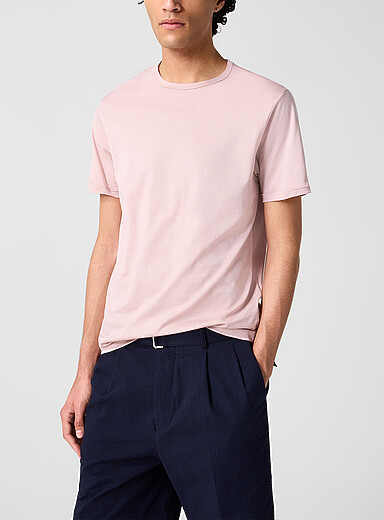 Sunspel: Le t-shirt uni Classic Rose pour homme