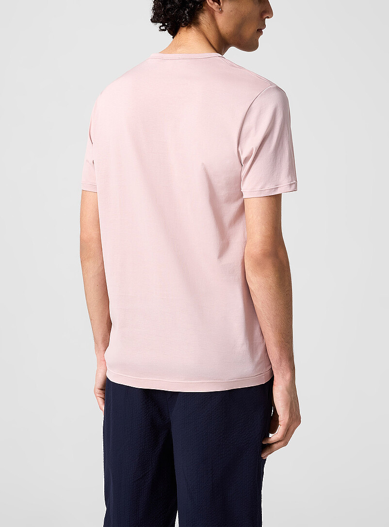 Sunspel Baby Blue Classic plain T-shirt for men