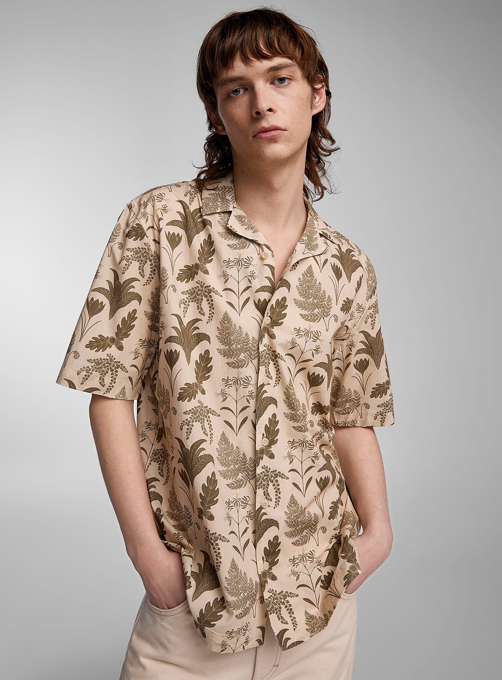 Sunspel - Men's Katie Scott botanical shirt