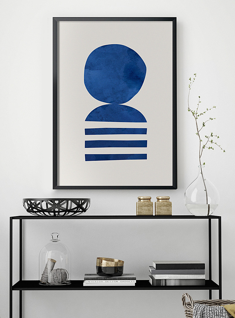 Simons Maison Blue Lunar shade art print 4 sizes available