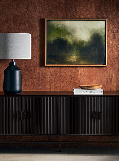 Simons Maison: Le tableau brume Voir nos formats offerts Vert fonc&eacute; - Mousse