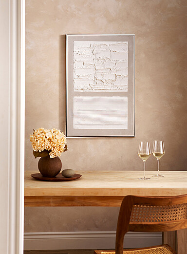 Stucco fusion II wall art 24. x 36.5 in