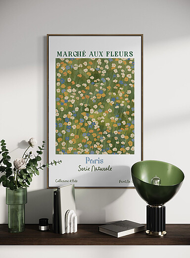 La toile champ de fleurs sauvages Voir les formats offerts