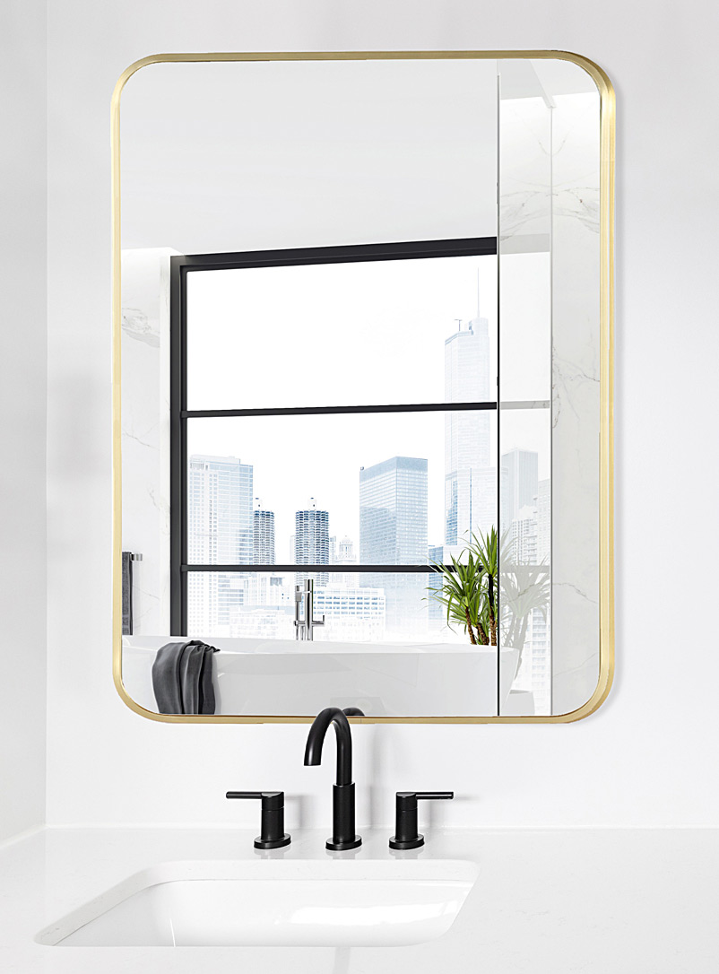 Medium-Size Minimalist Rectangular Mirror