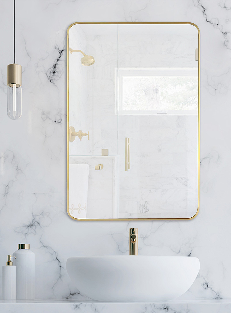 Minimalist Rectangular Mirror