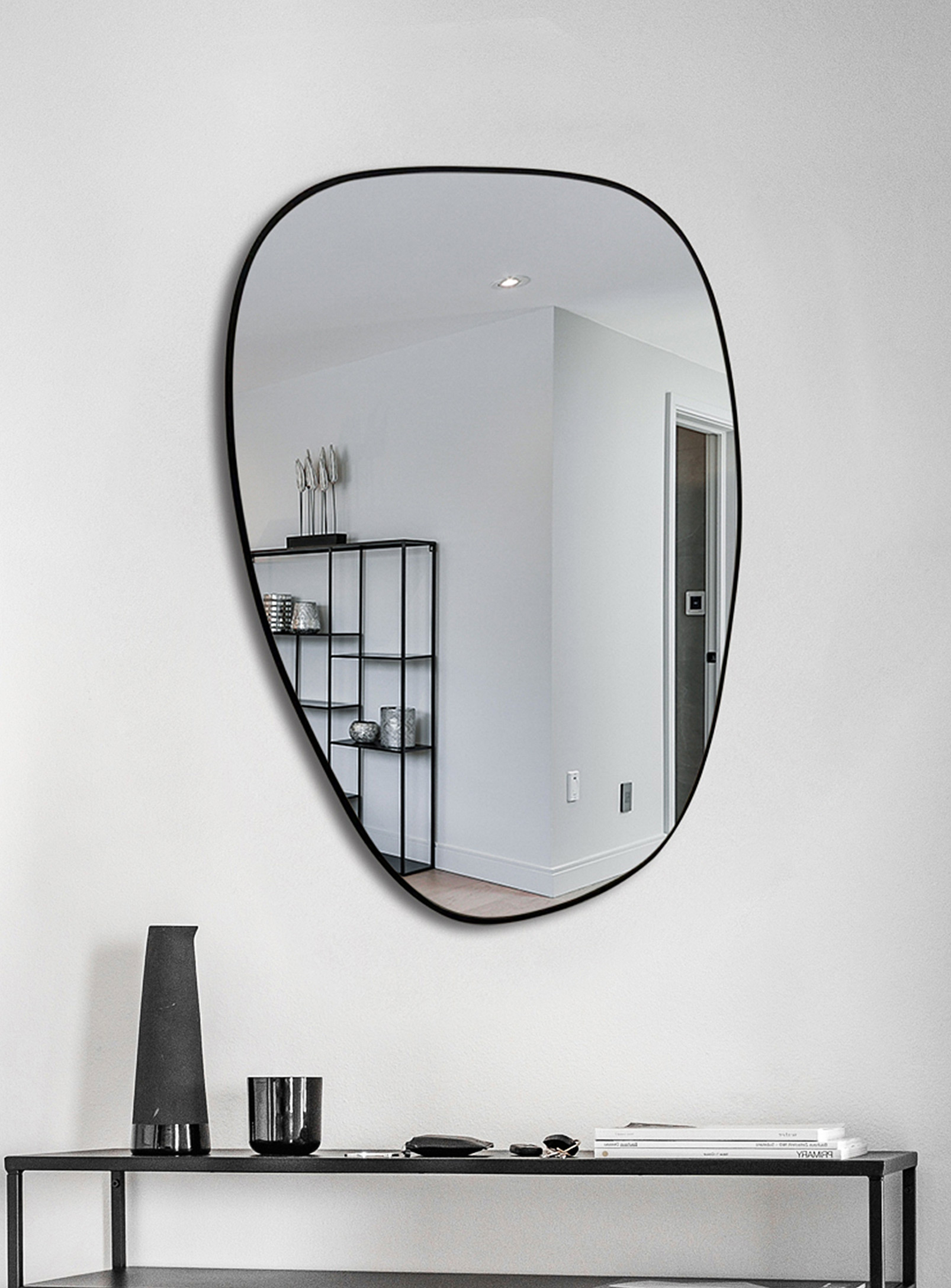 Simons Maison - Black abstract silhouette mirror