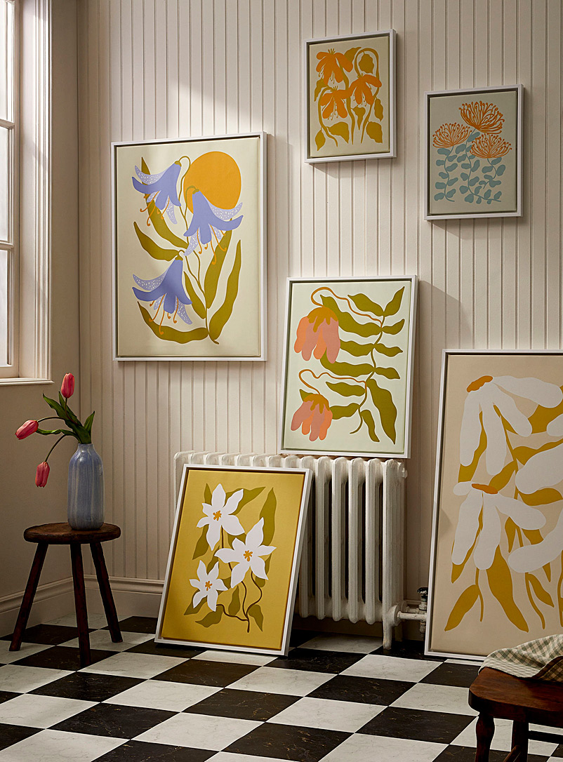 Powder colour lilies art print See available sizes product image 3