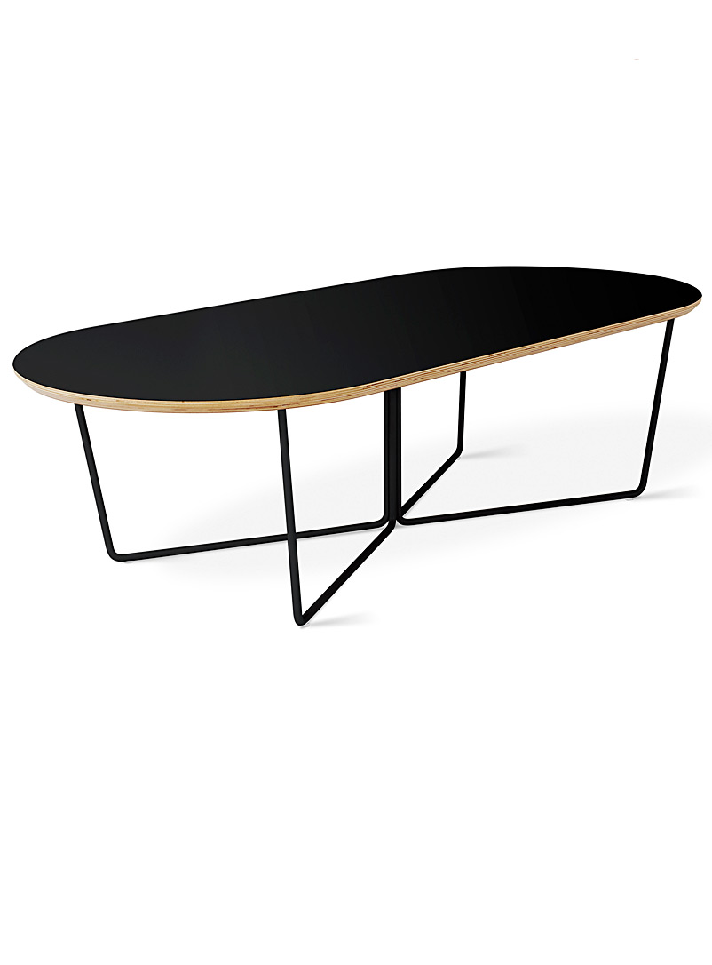 Gus Black Oval black coffee table