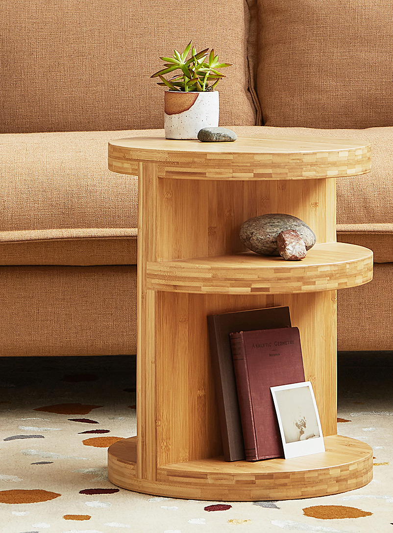 Gus Assorted Circular bamboo side table
