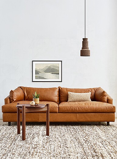 Gus*: Le tapis Dorset pure laine effet chin&eacute; 152 x 245 cm Taupe
