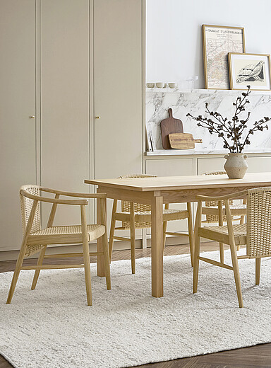 La chaise en corde danoise Strand