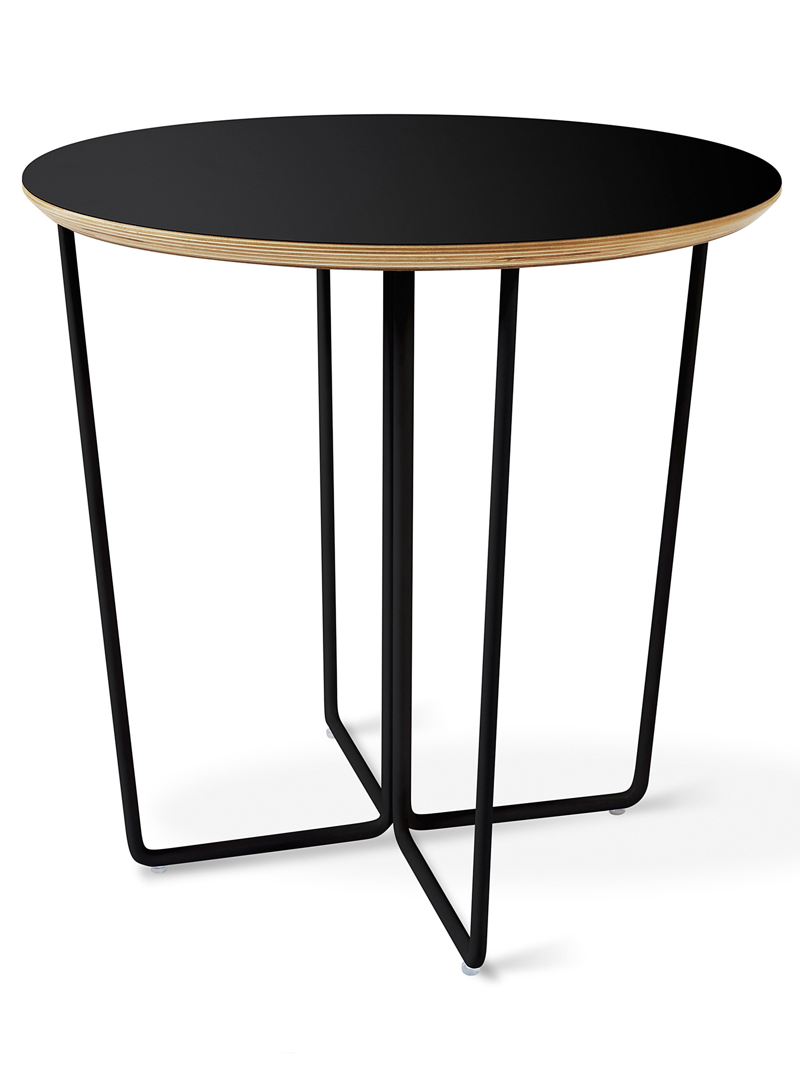 Gus - Round black accent table