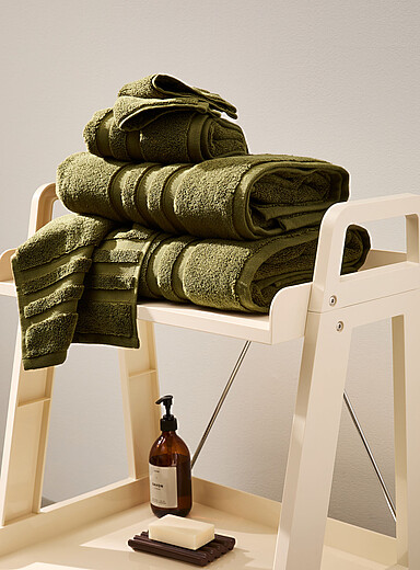 Simons Maison Blue Luxurious organic cotton towels Absorbent, highly soft and plus
