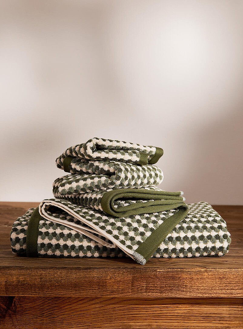 Popcorn texture organic cotton towels product image (primary)