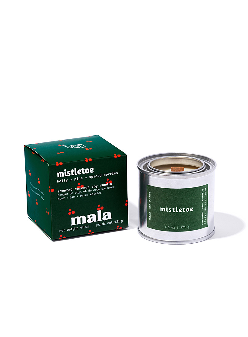 Mala the Brand Mistletoe Holidays scented candle