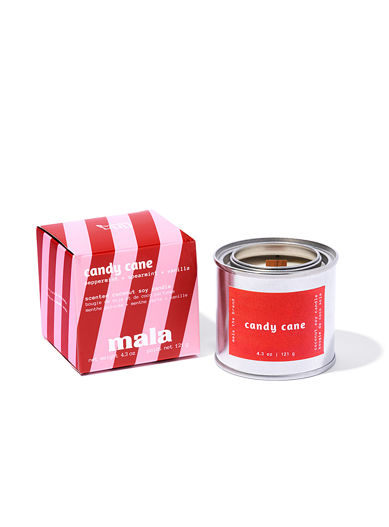 Mala the Brand Candy cane Holidays scented candle