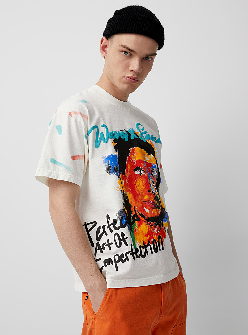 Tears of fame street art T-shirt | Waves x Sauce | Shop Men's Printed ...