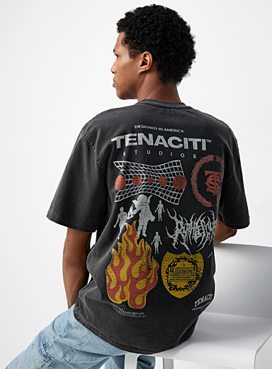 Tenaciti Black Tenaciti Studios T-shirt for men