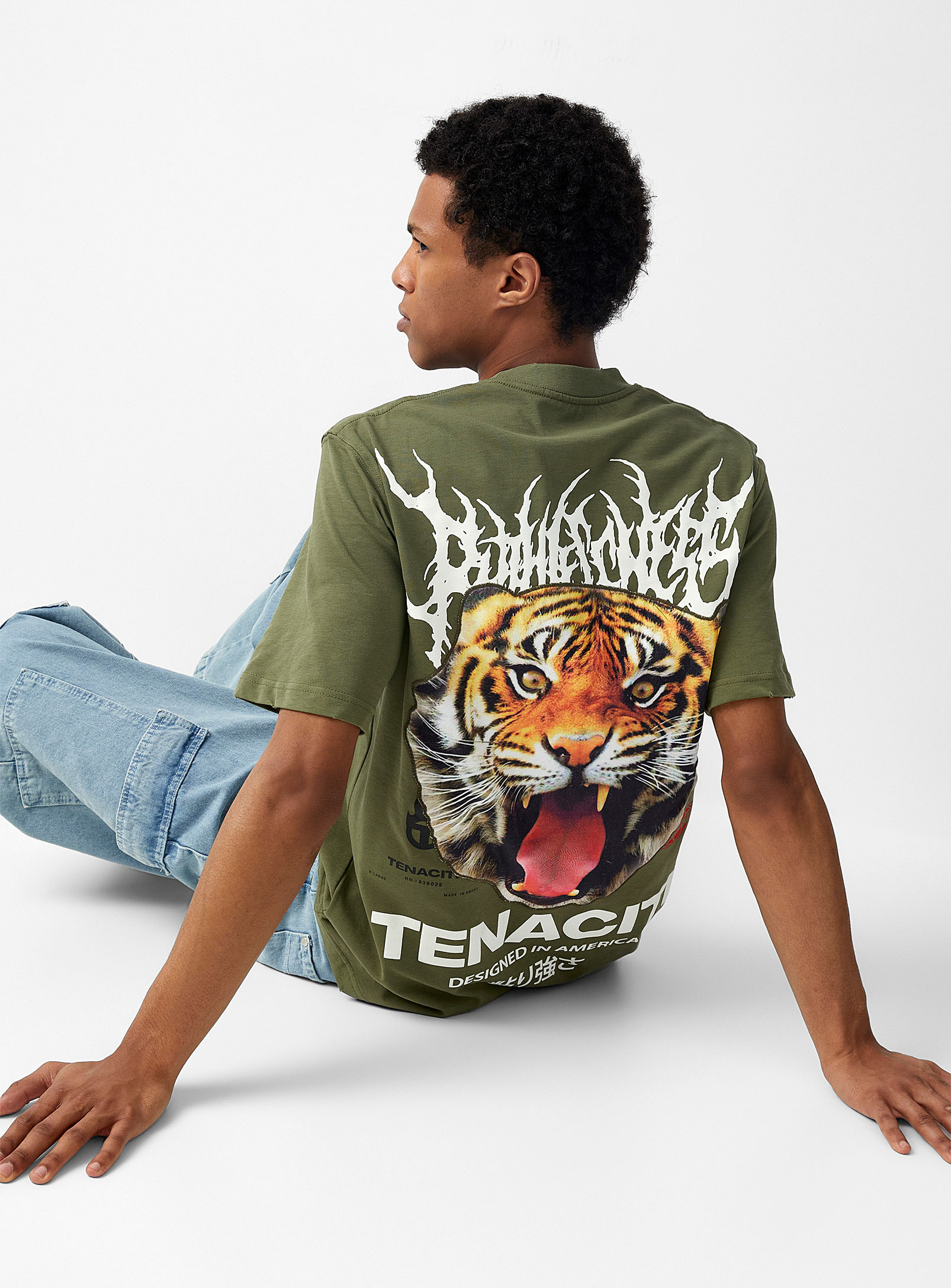 Tenaciti - Men's Tiger head T-shirt