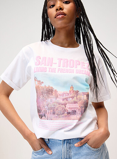 Saint-Tropez boxy-fit T-shirt