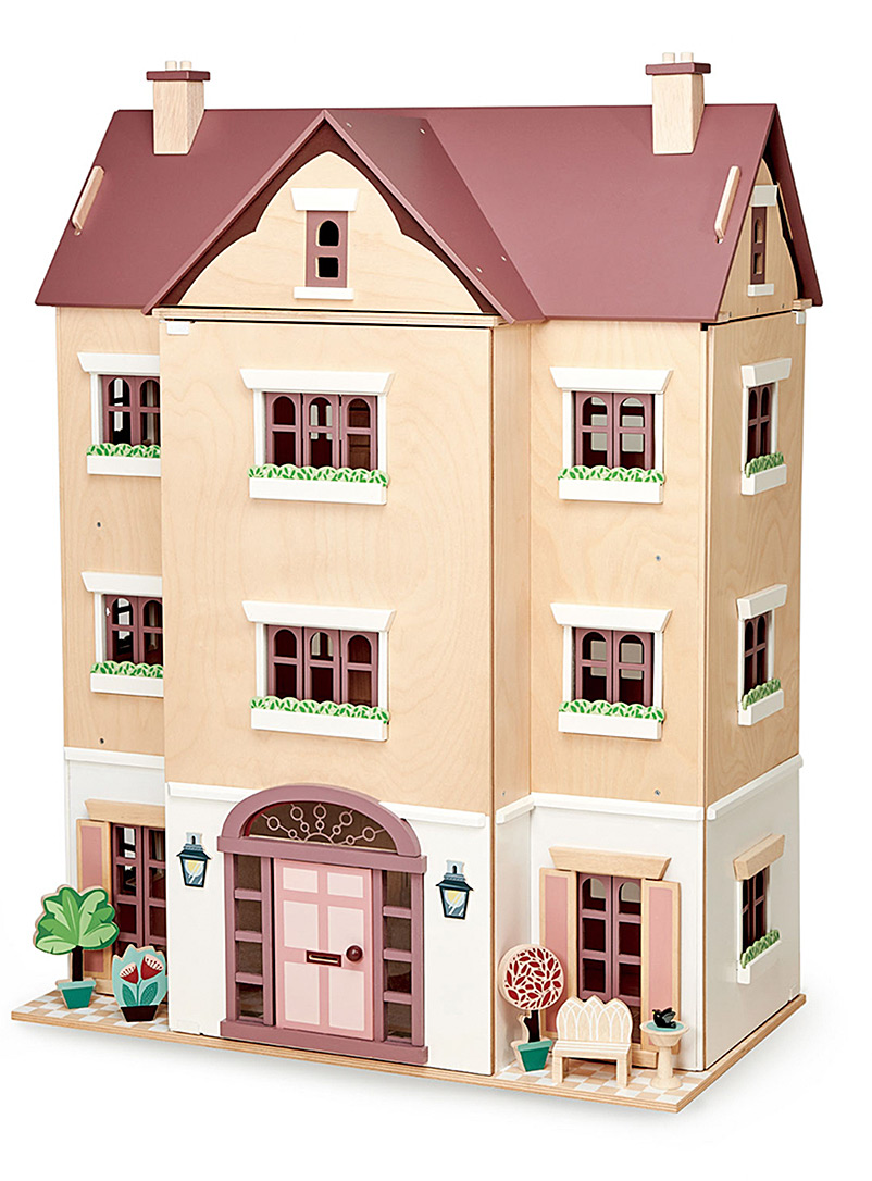 Tender Leaf Toys: La maison de poupée en bois Fantail Hall Assorti