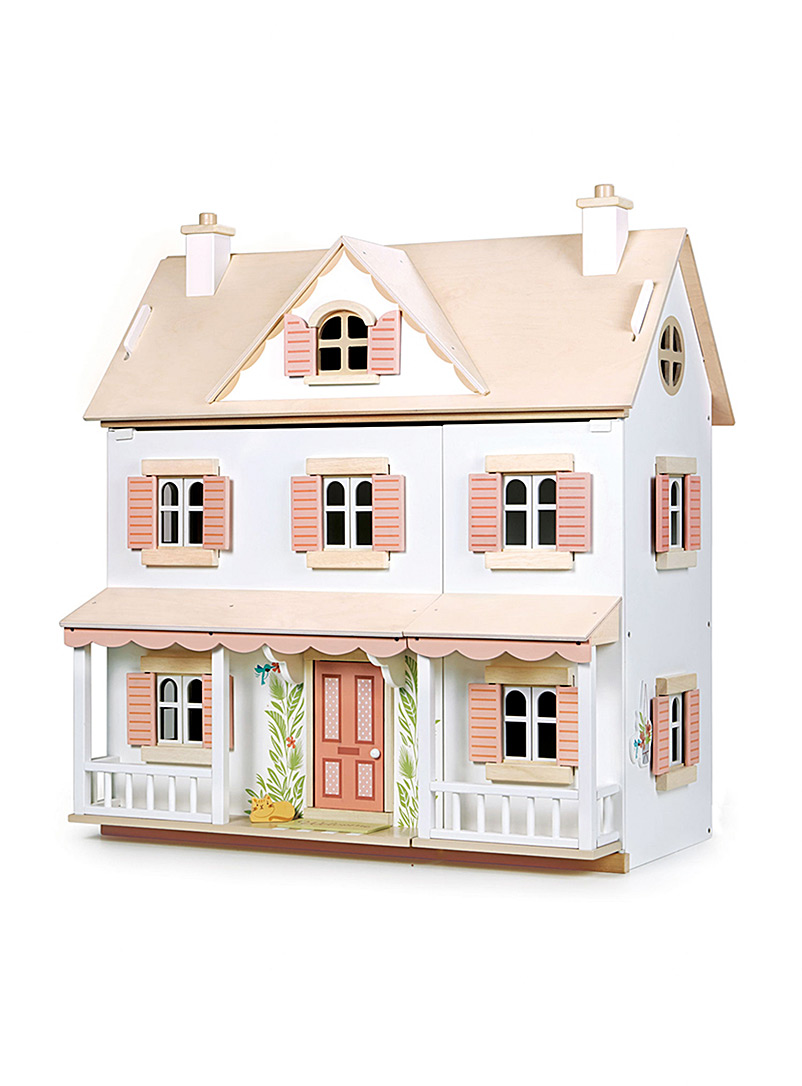 Tender Leaf Toys: La maison de poupée en bois Hummingbird Blanc